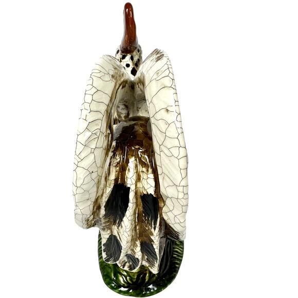 Apropos Large Ceramic Crackle Glaze Spotted Rooster 12.25" Figurine-Excellent! - Picture 5 of 7